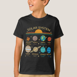Lustige Sonnensystem-Planet-Humor-Grafik T-Shirt