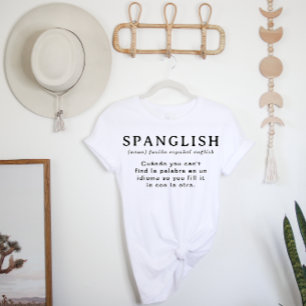 Lustige Spanglish-Definition   Spanisch Englisch T-Shirt