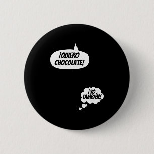 Lustige spanische Ankündigung Schwangerschaft Baby Button