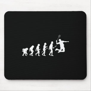 Lustige Spielerevolutionstheorie Badminton Mousepad