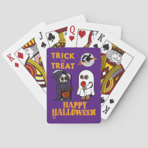 lustige Spielkarten "HALLOWEEN 1"