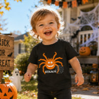 Lustige Spinne Halloween 2026 personalisierter Kle