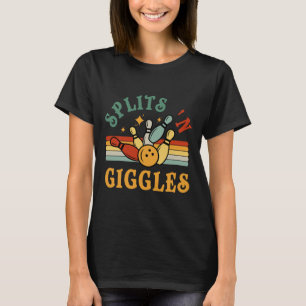 Lustige Splits n Kicher Bowling-Mannschaft Männer T-Shirt