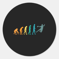 Lustige Sport Evolution Handball