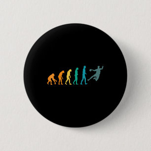 Lustige Sportentwicklung Handball Button