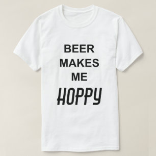 Lustige Sprüche BIER MACHT MICH GLÜCKLICH T-Shirt