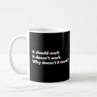 Lustige Sprüche für Entwickler und Programmierer Kaffeetasse