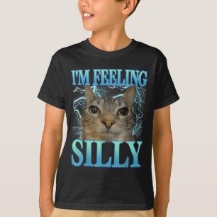 Lustige Sprüche Katzenliebhaber Ich fühle mich alb T-Shirt