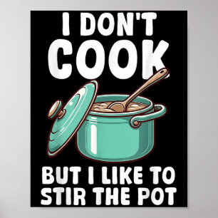 Lustige Sprüche kochen Männer Frauen Kinder ich ko Poster
