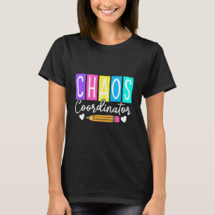 Lustige Sprüche Lehrer Hausaufgaben Bleistift Chao T-Shirt