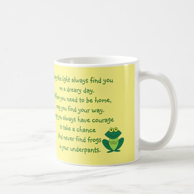 Lustige Sprüche: Niedliche und lustige Kaffeetasse (Rechts)