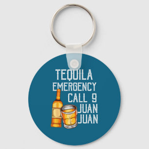 Lustige Sprüche Tequila Notruf Juan Party Gag Schlüsselanhänger