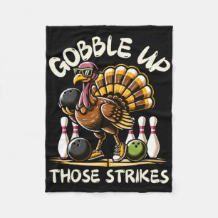 Lustige Sprüche Truthahn Bowling Thanksgiving H Fleecedecke