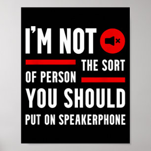 Lustige Sprüche Zitate Telefon Grafik Sarkastische Poster