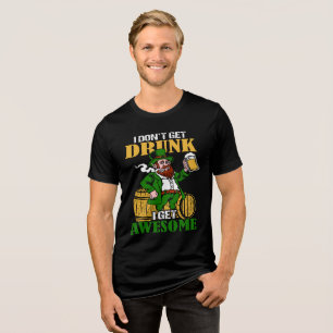 Lustige St. Patrick's Day Herren Tri-Blend Shirt