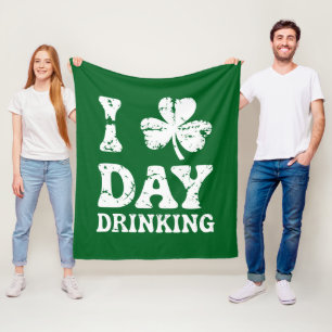 Lustige St. Patrick's Day Party St. Patricks Lusti Fleecedecke