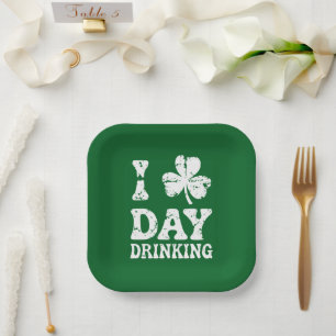 Lustige St. Patricks Day Party St. Pats Lustiger D Pappteller