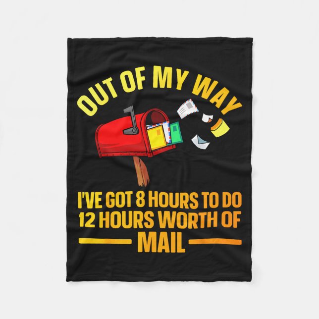 Lustige Stal-Arbeiterkunst für Männer Frauen Postb Fleecedecke (Vorderseite)