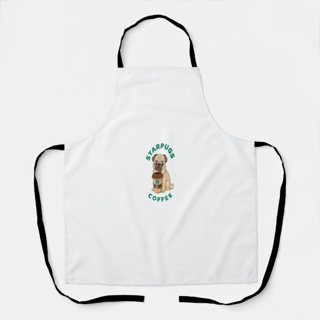 lustige Starpugs Kaffee zum Shirt Geschenk für Lie Schürze (Vorderseite)