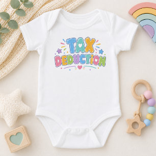 Lustige Steuerabzüge Baby Strampler