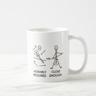 Lustige Stickman Gitarre Kaffeetasse