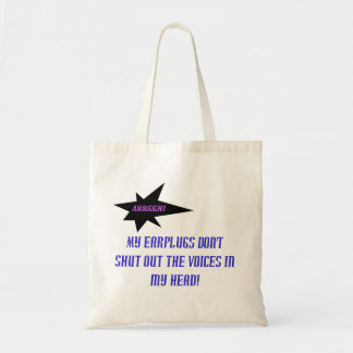 Lustige "Stimmen in meiner Haupt" Tasche