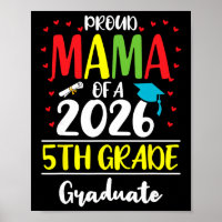 Lustige stolze Mama eines Cl von 2026 5. Klasse Ab