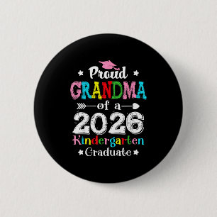Lustige stolze Oma einer Kindergartenklasse 2026 Button