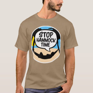 Lustige Stop Hammockime Entspannung Schlafen Campi T-Shirt