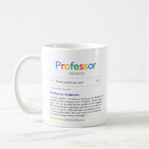 Lustige Suche nach dem besten Professor mit persön Kaffeetasse