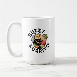 Lustige summende Burrito-Biene  Kaffeetasse