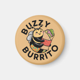 Lustige summende Burrito-Biene  Magnet
