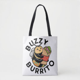 Lustige summende Burrito-Biene  Tasche
