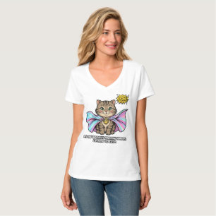 Lustige Superhelden-Katzenmutter-Comic - Menschen T-Shirt