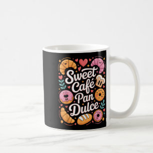 Lustige süße Café Pan Dulce Bäckerei Charaktere Lu Kaffeetasse