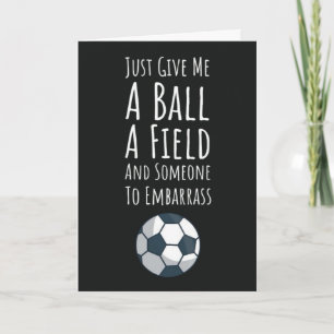 Lustige Süße Fußball-Geburtstagskarten Humor Für S Karte