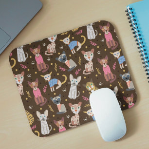 Lustige süße Katzen-Mauspad Mousepad