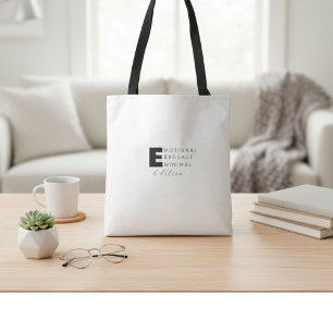 Lustige süße  lustiger Humor-Typografie-Zitat  Tasche