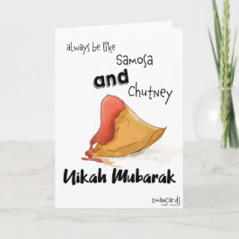 Lustige süße Nikah Mubarak Karte