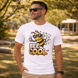 Lustige, süße, punige Biene T-Shirt