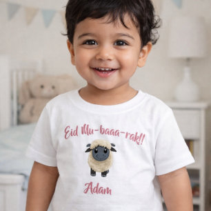 Lustige süße Schaf-Eid-Adha lustige Babykleidung  Baby T-shirt