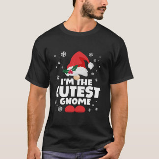 Lustige süßeste Gnom-Familie passende Gruppe Frohe T-Shirt