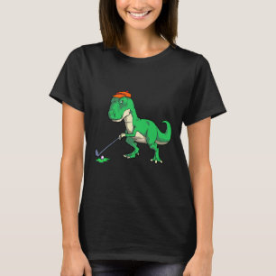 Lustige T Rex Dinosaurier Golf Geschenke Shirts Fü