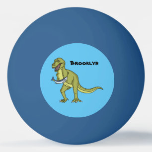 Lustige T-Rex-Dinosaurier-Illustration  Tischtennisball