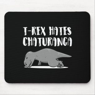 Lustige T-Rex Dinosaurier Yoga Bekleidung Perfekte Mousepad