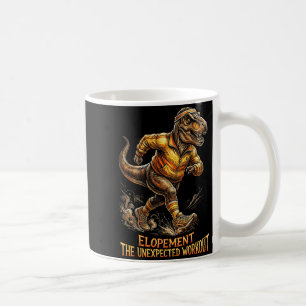 Lustige T-Rex-Flitterwochen Die unerwartete Übung Kaffeetasse