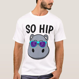 LUSTIGE T-SHIRTS FÜR MÄNNER SO HIP HIPPO