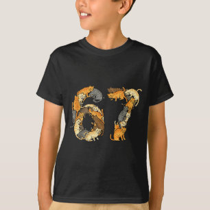 Lustige Tabby-Katzen 6 7 Meme Six Seven Love Alley T-Shirt