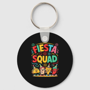 Lustige Taco-Fiesta-Truppe Cinco de Mayo Schlüsselanhänger