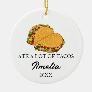 Lustige Taco-Geschenke Ornament Benutzerdefinierte